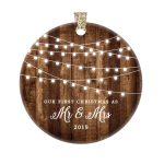 1st christmas ornament gifts for couples
