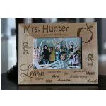 Personalized Wooden Photo Frame teacher gifts