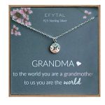 compass necklace gifts for grandma