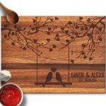 engraved cutting board gifts for couples