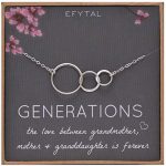 generations necklace gifts for grandma