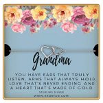 hearts grandma necklace gifts for grandma
