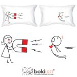 magnet pillowcase gifts for couples