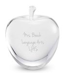 personalized apple paperweight teacher gifts