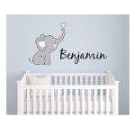 personalized baby gifts nursery elephant personalized