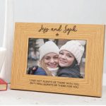 personalized wooden frame best friend gifts