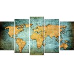 vintage world map travel gifts