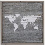 wood world map travel gifts
