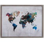 world map art travel gifts