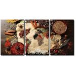 world map in spices travel gifts