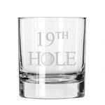 19th hole whiskey glass
