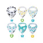 bandana teething organic toys for 6 months olds