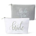 bridesmaid canvas makeup bag gifts
