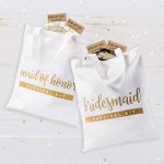 bridesmaid maid of honor totes