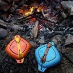 camping bowl plate utensil set