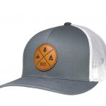 camping trucker hat gray