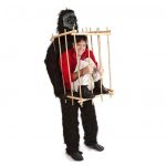 gorilla carry-me halloween costume for men