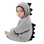 gray baby shark baby costume