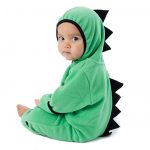 green shark baby costume