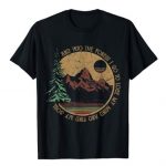 into the forest camping tshirt