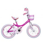 kids pink bicycle