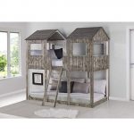 kids twin tower bunk bed