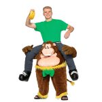 monkey carry-me halloween costume for men