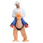 ostrich carry-me halloween costume for men