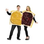 peanut butter and jelly halloween costume set for couples