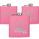 personalized bridesmaid gift flasks
