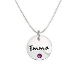 personalized bridesmaid necklace