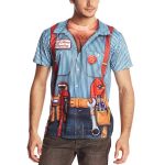 plumber halloween t-shirt for men