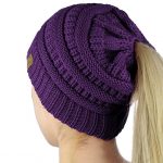 ponytail beanie