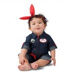 rosie riveter baby costume