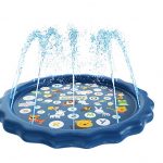 sprinkler and pool for kids