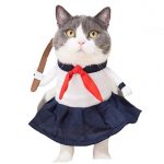 student uniform cat costume