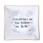 touching bridesmaid ring dish