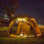 waterproof solar camping lantern