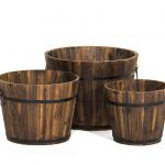 wood barrels
