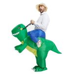 riding dinosaur inflatable costume