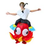 riding octopus inflatable costume